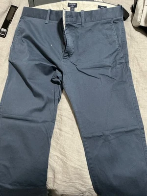 J Crew Pants Mens 33X34 Chino Slim Fit Tapered Stretch Twill new - Image 1 of 3