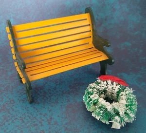 Department 56 Village “Wrought Iron Park Bench" #5230-2 - Picture 1 of 3