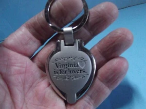 Llaveros coleccionables únicos de metal de 2 pulgadas Virginia es para amantes marco de fotos - Imagen 1 de 5