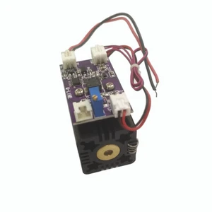 Modulo Laser Punti 532nm 100mw 12V con Ventola Raffreddamento TTL 0-30KHZ Funzionante Lungo - Foto 1 di 5
