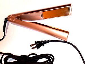 TYME Hair Curling Iron Titanium 400 degree F Rose Gold  Excellent Condition