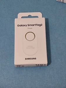 BN Samsung Galaxy SmartTag2 Bluetooth Tracker White 1 Pack - EI-T5600BWEGEU - Afbeelding 1 van 2