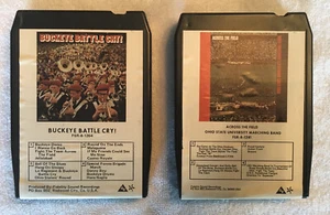 Two Vintage Ohio State University Marching Band 8-Track Tapes - Picture 1 of 5