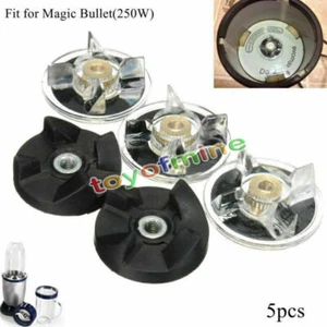 3 Piedini Ingranaggi Plastica 2 Gomma Ricambio per Magic Bullet Ricambi Nuovi - Foto 1 di 8