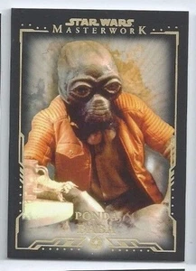 Star Wars Masterwork base gold parallel 68 Ponda Baba 33/99 - Picture 1 of 1