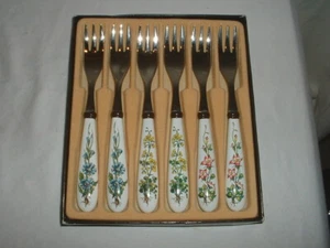 6 tenedores de postre/pastel Villeroy & Boch BOTANICA de 6 1/4" con caja - Imagen 1 de 1