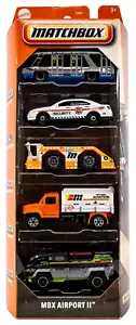 2025 Matchbox MBX Airport II 5-Pack Ford Police Interceptor SECURITY - Picture 1 of 4