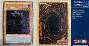 Yugioh | Destiny Hero - Diamond Dude | EOJ-EN003 | Ultimate Rare | HOLO - Foto 1 di 1