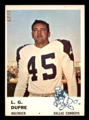 1961 Fleer Football #43 L.G. Dupre EX/MT *e1 - Image 1 of 2