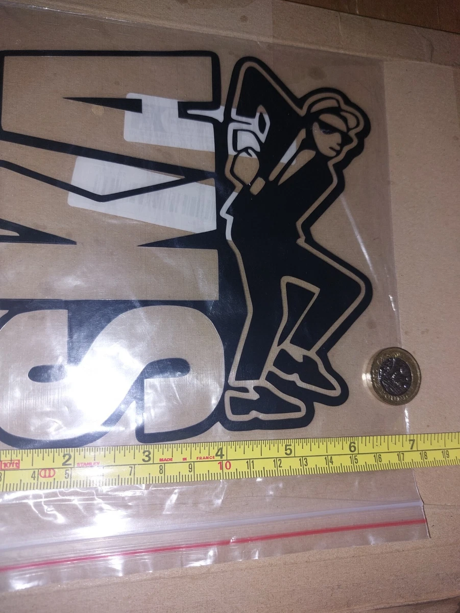 Shaped Vinyl Stickers Ska 2tone Laptop Skinhead Girl Guy Sharp Reggae Retro Oi E
