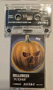 HELLOWEEN - JUDAS COMBAT NOISE CASSETTE TAPE HEAVY METAL KAI HANSEN RARE!! HTF - Picture 1 of 8
