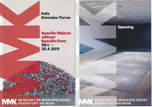 Tarjeta de invitación arte: Félix González - Torres MMK Frankfurt 2011 - Imagen 1 de 1