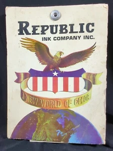 Vintage 1962 Republic Ink Company Inc. Color Process Ink Printing Catalog - Picture 1 of 9