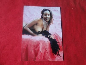 Vintage Attractive African American Semi-Clothed/Nude Model Photo 5 x 7 H50v - Picture 1 of 4