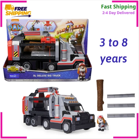 PAW Patrol, Al’s Deluxe Big Truck Toy with Moveable Claw Arm and Accessories NEW Cover