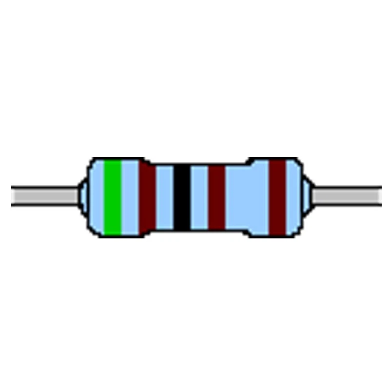 Metallschicht-Widerstand 5,1 kOhm 1% 0,6W Bauform 0207 gegurtet - Bild 1 von 1