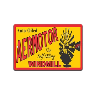 Farm Sign Aermotor Windmill Tin Sign Farm Country Farmhouse Decor Farmer Gifts - Picture 1 of 4