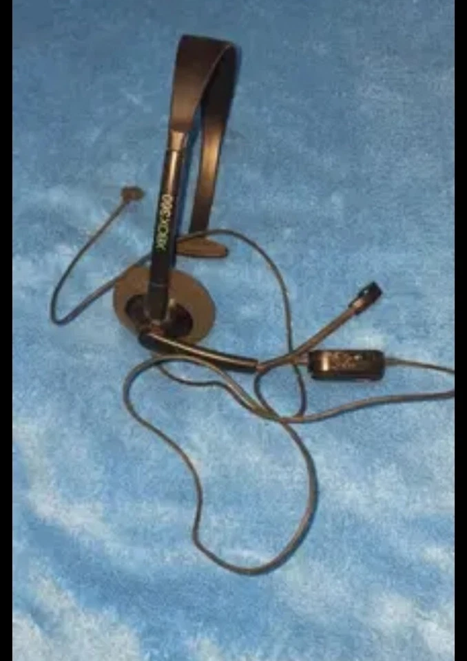 XBOX 360 - CUFFIE con MICROFONO - ORIGINALE - Immagine 1 di 1