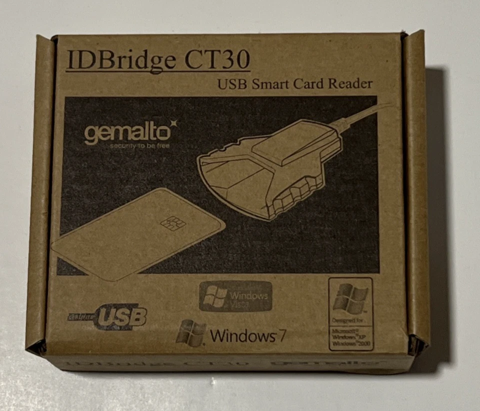 GEMALTO IDBRIDGE CT30 USB SMART CARD READERS  - BRAND NEW - Image 1 of 2