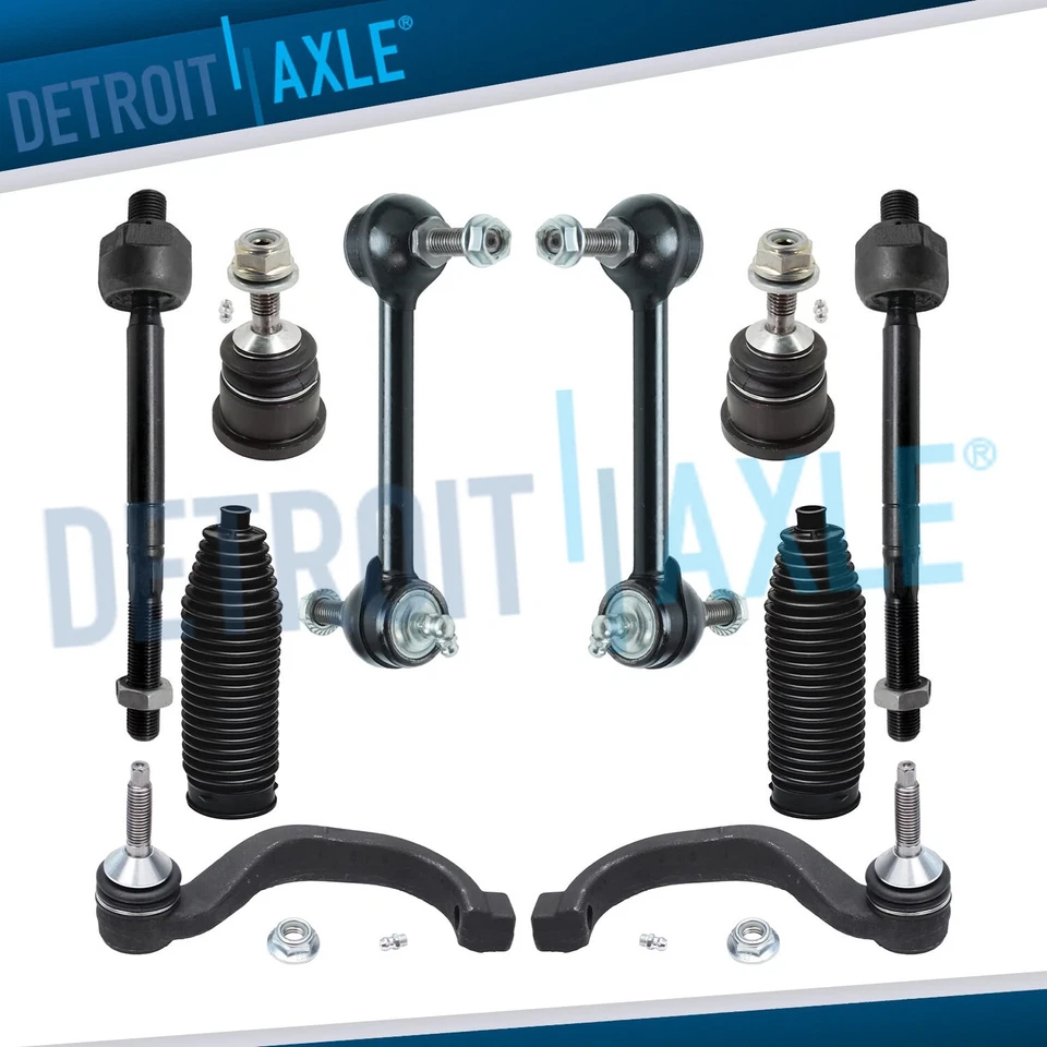 Juntas esféricas inferiores dianteiras barras oscilantes hastes de amarração com botas para 2003 Ford Thunderbird - Imagem 1 de 4