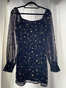 NWT Sage Women’s Cute Cute Cute Spring Summer Dress Babydoll Style Size Medium - Picture 1 of 17