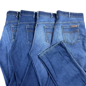 Lote de 4 Jeans DE COLECCIÓN SPORT ABOUTS Para Hombre 36 x 30 Hechos en EE. UU. Años 70 Talon 42 Cremallera Den - Imagen 1 de 19