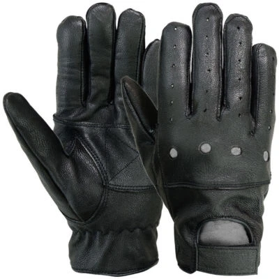 Guantes de motocicleta para hombre correa de muñeca de cuero dedo completo para conducir moto MRX Foto 1 de 4