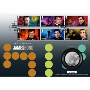 Royal Mail - James Bond Stamps- Silver Proof Coin Cover - Picture 1 of 2