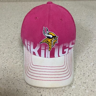 Minnesota Vikings NFL Fútbol Reebok On Field Sombrero Gorra Cáncer de Mama Snapback Foto 1 de 4