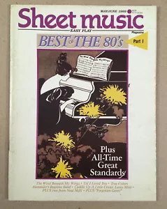 SHEET MUSIC MAGAZINE: BEST OF THE 80'S PART 1, MAY/JUNE 1989, 64 Pages Easy Play - Picture 1 of 2