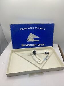 STAEDTLER Adjustable Triangle Mars 964 50-8 With Box