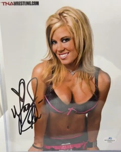 Autografo Madison Rayne firmato 8x10 automatico 5 stelle classificazione TNA Coa - Foto 1 di 5