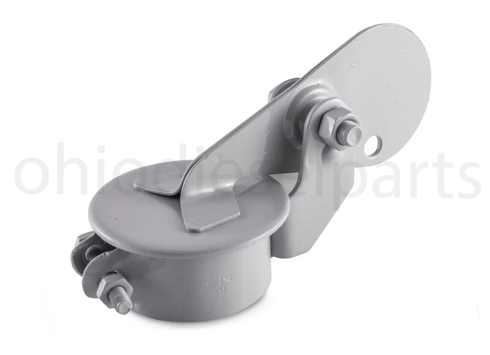 Cubierta silenciador aleta lluvia tapa clima escape tractor 2-1/4" pulgadas 2,25" (gris) Foto 1 de 1