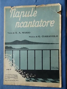 CANZONE NAPOLETANA-VIDE NAPULE+NAPULE NCANTATORE-E.A. MARIO-PISANO-CIARAVOLO - Bild 1 von 4