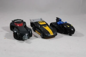 McDonald’s Batmobile Lot of 3  Batman Toy Cars DC Comics - Picture 1 of 10