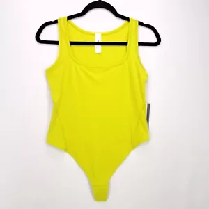 Lululemon Wundermost Ultra-Soft Nulu Square-Neck Bodysuit Size Medium LCHN New - Picture 1 of 18