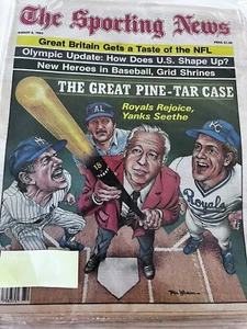 The Sporting News Pine Tar George Brett New York Yankees MLB August 8 1983 - Picture 1 of 1