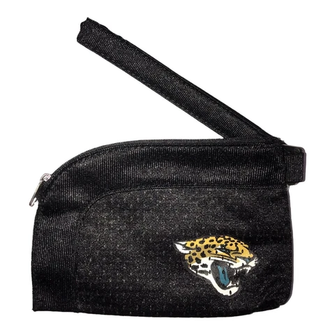 Jacksonville Jaguars Black Stadium Wristlet Pouch Purse Handbag Cover