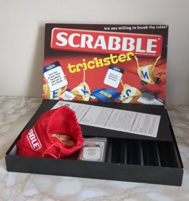 Scrabble Trickster Board Game by Mattel 2010 (10yrs+)  ~ Complete. - Image 1 of 4