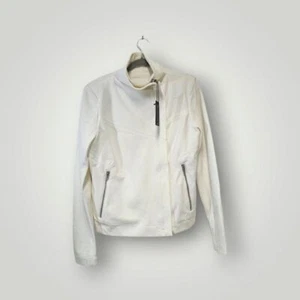 BLANKNYC Jacket Womens L White Moto Coat Outerwear Stretch Full Zip New - Picture 1 of 8