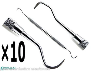 10 Stück Premium Jaquette Scaler U15/30 Dental Anterior Scaling Instrumente - Bild 1 von 4