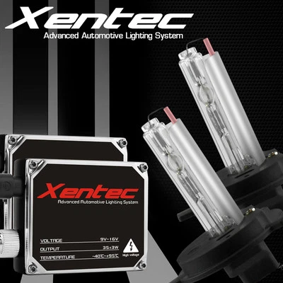 XENTEC AC 35w HID Kit H4 H7 H11 H13 9003 9005 9006 9007 6000K Hi-Lo Bi-Xenon - Image 1 of 4