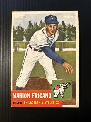 1953 TOPPS #199 MARION FRICANO RC PHILADELPHIA ATHLETICS EX *Hot Corner Vintage* - Image 1 of 2