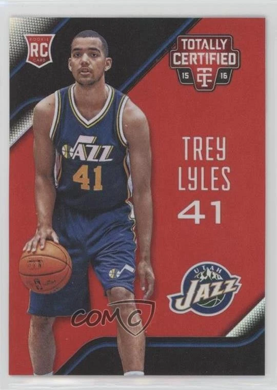 2015 Panini Totally Certified Rookies Mirror Red /149 Trey Lyles #192 Rookie RC - Image 1 of 2