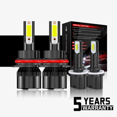 Faro LED alto/bajo + faros antiniebla Fit Dodge RAM 1500 2500 3500 1994-2001 Foto 1 de 4