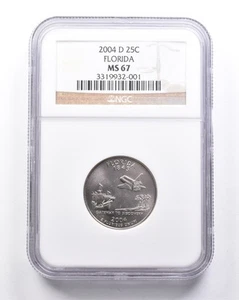MS67 2004-D Washington State Quarter Florida NGC *6327 - Picture 1 of 3
