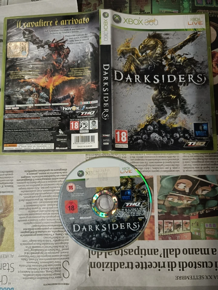 Darksiders - Pal Eur- Per Microsoft Xbox 360  Multilingua Italiano  - Immagine 1 di 1
