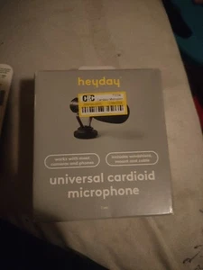 Micrófono cardioide universal Heyday para cámaras DSLR y teléfonos inteligentes - negro - Imagen 1 de 4