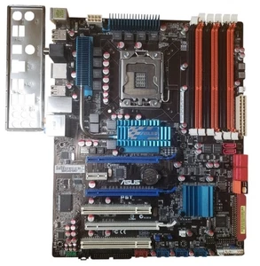 ASUS P6T LGA 1366 Socket DDR3 Motherboard | & 6GB RAM & i7 CPU Tested working - Picture 1 of 3