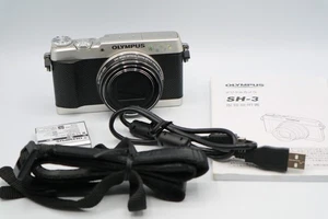 Olympus Stylus SH-3 16MP Point & Shoot digital camera (Silver) - Picture 1 of 6
